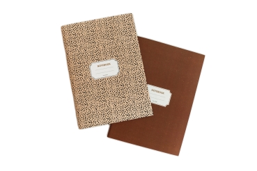 Mrs Ertha Notizbuch 2er Pack - Animal Spots